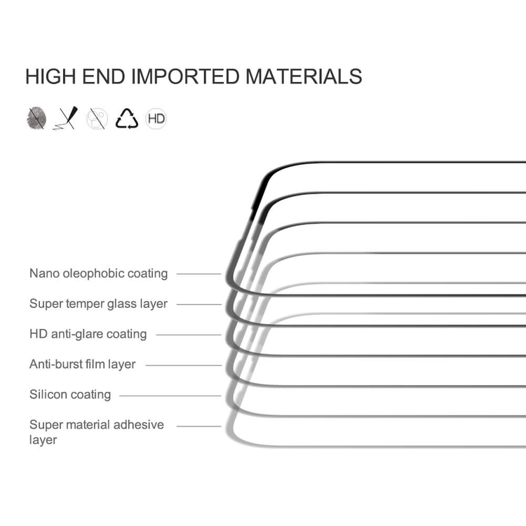 Nillkin iPhone CP+ Pro tempered glass